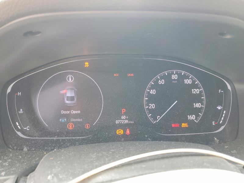2020 Honda VIN 1HGCV1F57LA131854 COPART salvage auction — HAIL, Oh - Cert Of Title-Salvage, sold $8,700 on 2026-07-02 (photo 9)