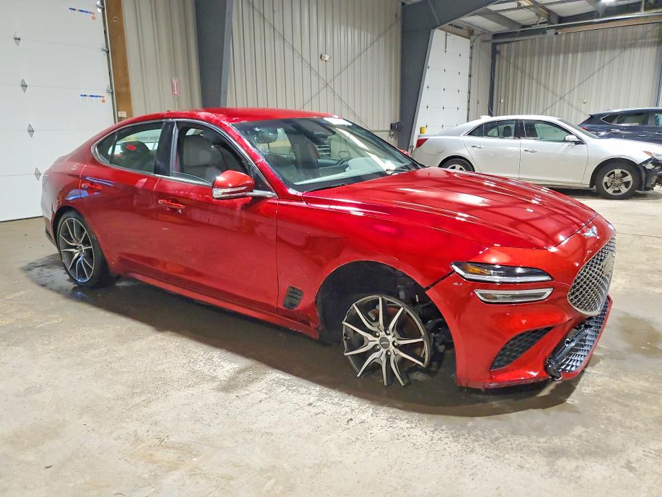 2023 Genesis G70 VIN KMTG34TA4PU132118 COPART salvage auction — FRONT END, Tn - Non-Repairable Certificate, sold $8,900 on 2026-07-21 (photo 4)