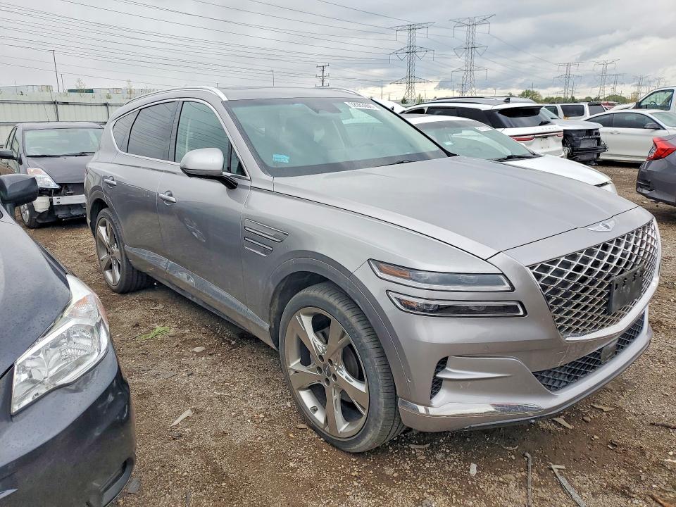 2021 Genesis Gv80 VIN KMUHBDSB6MU035639 COPART salvage auction — WATER/FLOOD, Il - Salvage Cert-Flood, sold $19,000 on 2026-07-02 (photo 4)