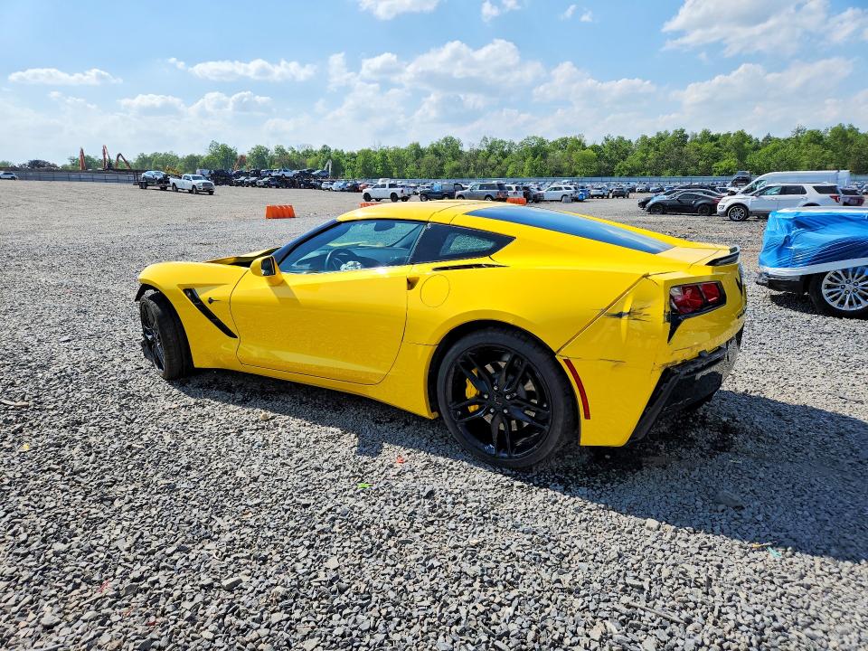2019 Chevrolet Corvette stingray VIN 1G1YA2D77K5122467 COPART salvage auction — FRONT END, Ny - Mv-907A Salvage Certificate, sold $12,100 on 2026-07-14 (photo 2)