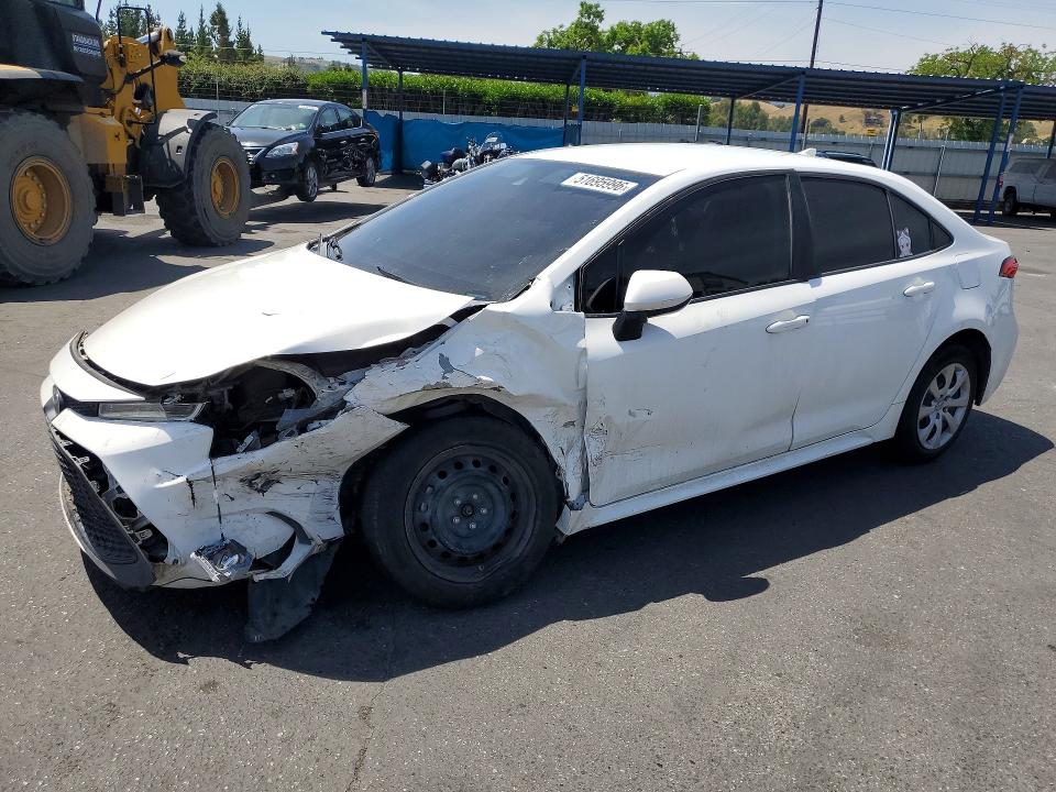 2020 Toyota VIN 5YFEPRAE7LP117617 COPART salvage auction — FRONT END, Ca - Salvage Certificate, sold $3,350 on 2026-07-07 (photo 1)