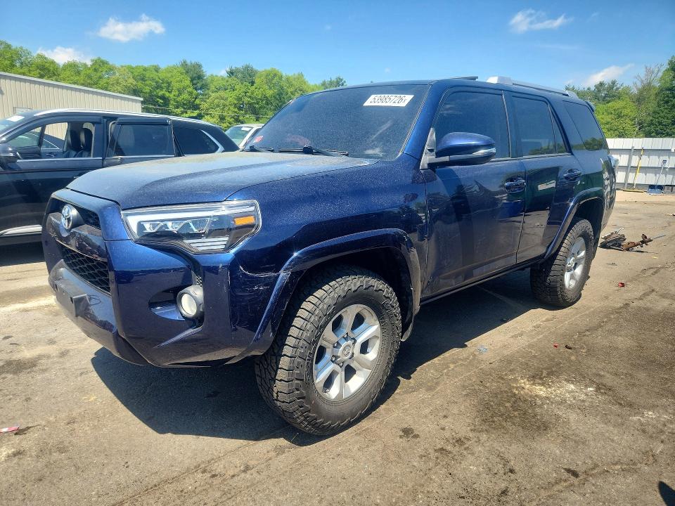2016 Toyota 4runner VIN JTEBU5JRXG5300502 COPART salvage auction — FRONT END, Id - Salvage Certificate Of Title, sold $6,200 on 2026-07-30 (photo 1)