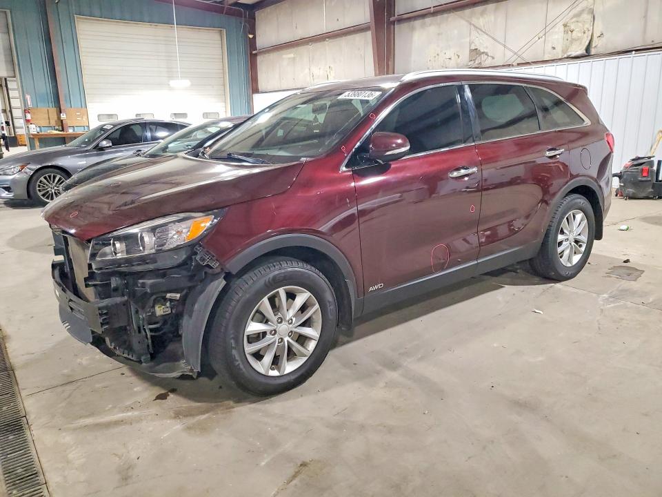 2018 Kia Sorento VIN 5XYPGDA39JG396256 COPART salvage auction — FRONT END, Il - Salvage Certificate, sold $3,650 on 2026-07-08 (photo 1)