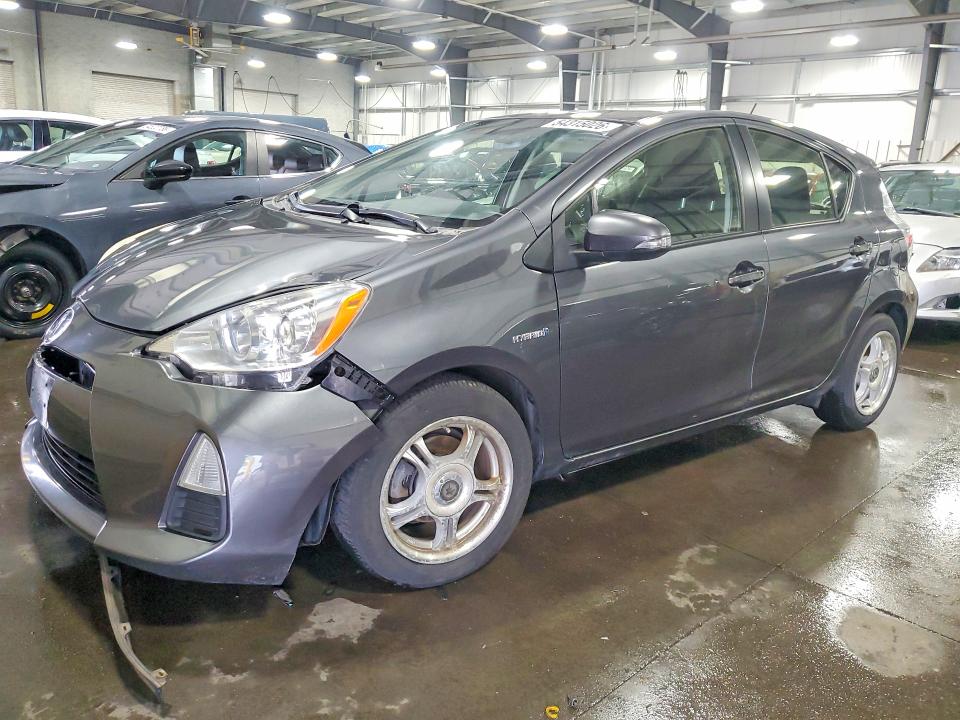 2013 Toyota Prius VIN JTDKDTB31D1036706 COPART salvage auction — FRONT END, Mn - Cert Of Title-Prior Salvage, sold $275 on 2026-07-28 (photo 1)