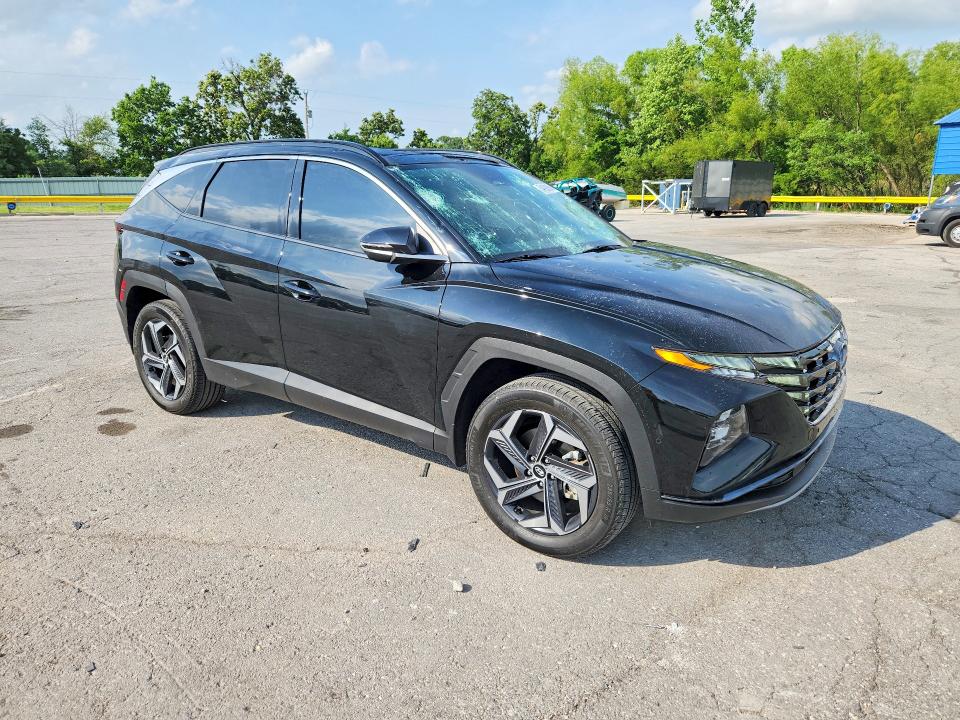 2024 Hyundai Tucson VIN KM8JECD10RU187106 COPART salvage auction — HAIL, Mo - Salvage Certificate Of Title, sold $12,600 on 2026-07-15 (photo 4)