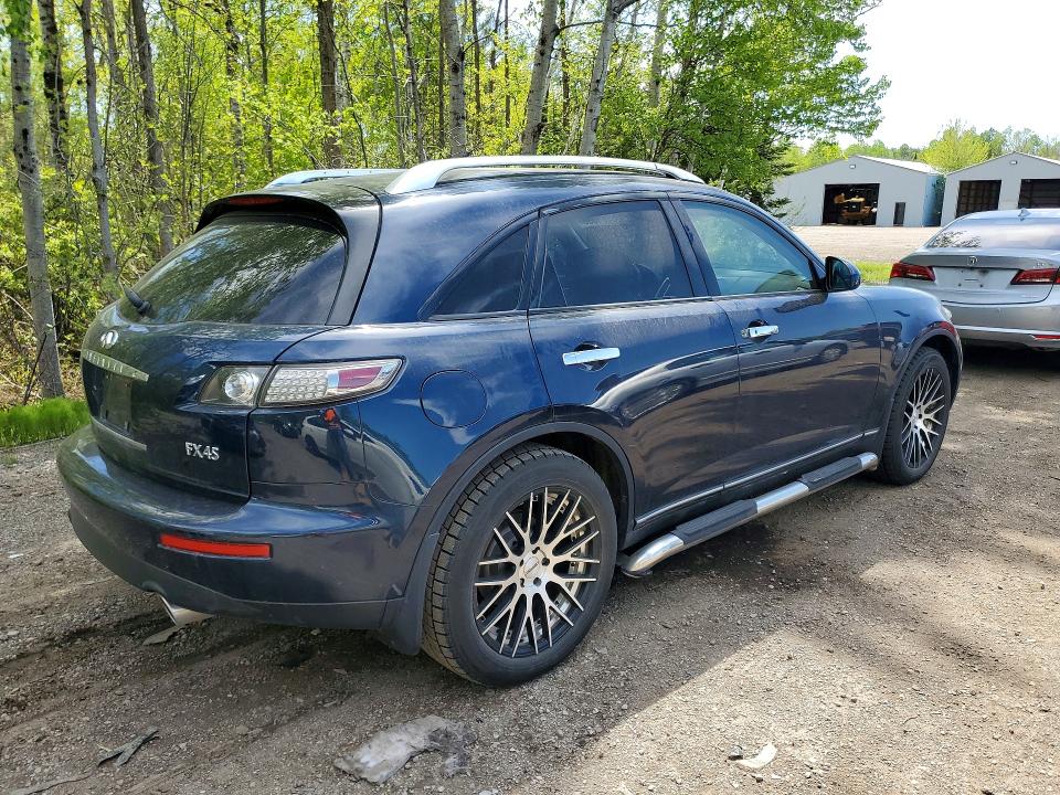 2005 Infiniti Fx45 VIN JNRBS08W85X400298 COPART salvage auction — UNDERCARRIAGE, ON - PERMIT NO BRAND - UNFIT, sold $400 on 2026-07-14 (photo 3)