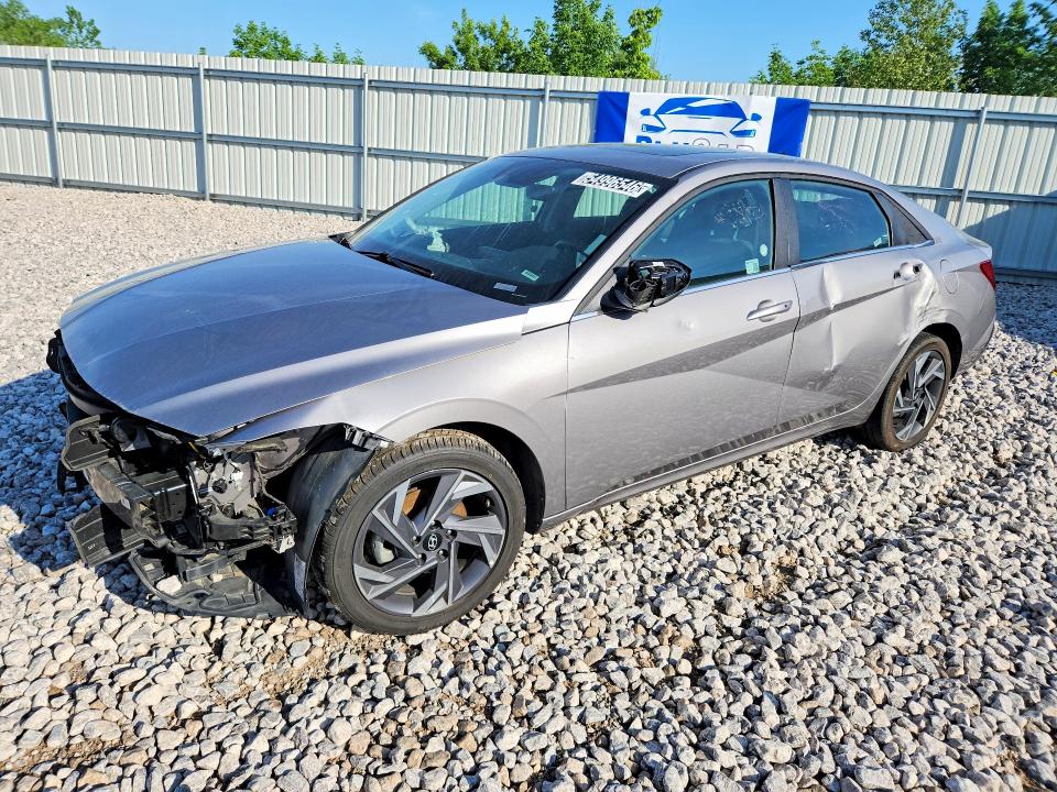 2025 Hyundai Elantra VIN KMHLS4DG0SU912382 COPART salvage auction — FRONT END, Fl - Certificate Of Destruction, sold $3,700 on 2026-07-13 (photo 1)