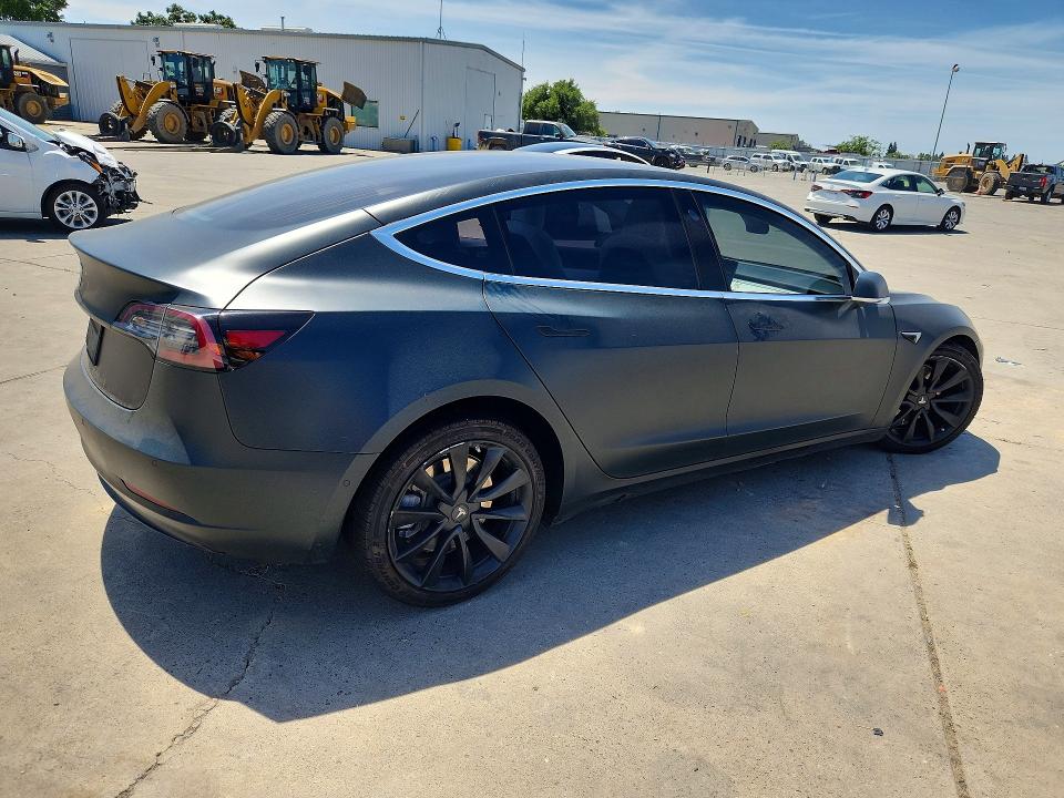 2019 Tesla Model 3 VIN 5YJ3E1EB5KF539961 COPART salvage auction — FRONT END, Ca - Salvage Certificate, sold $4,100 on 2026-07-27 (photo 3)