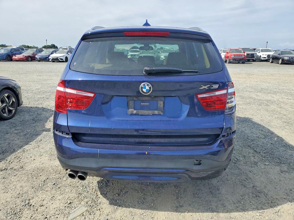 2016 BMW X3 VIN 5UXWX9C55G0D76626 COPART salvage auction — SIDE, Ca - Salvage Certificate, sold $1,900 on 2026-07-02 (photo 6)