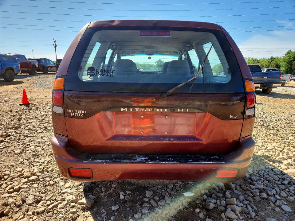 2000 Mitsubishi Montero VIN JA4LS21HXYP046732 COPART salvage auction — FRONT END, Nc - Salvage Certificate Of Title, sold $250 on 2026-07-06 (photo 6)