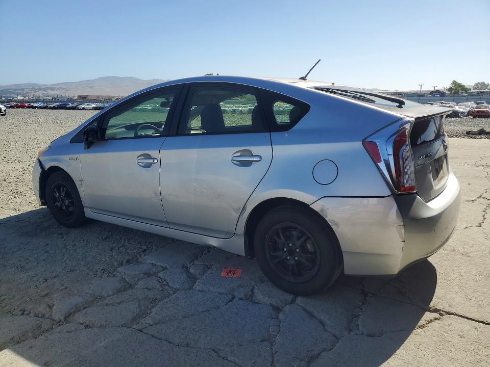 2013 Toyota Prius VIN JTDKN3DUXD5600722 COPART salvage auction — SIDE, Ca - Salvage Certificate, sold $850 on 2026-07-23 (photo 2)