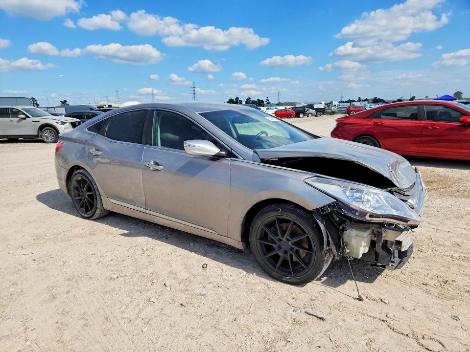 2014 Hyundai Azera VIN KMHFG4JG2EA349263 COPART salvage auction — FRONT END, Tx - Salvage Vehicle Title, sold $150 on 2026-07-24 (photo 4)