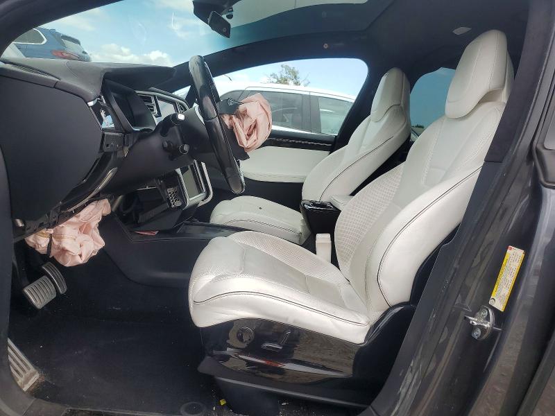 2016 Tesla Model x VIN 5YJXCBE29GF017175 COPART salvage auction — FRONT END, Ca - Salvage Certificate, sold $5,700 on 2026-07-18 (photo 7)