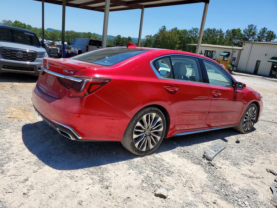 2018 Acura VIN JH4KC1F5XJC001583 COPART salvage auction — HAIL, AL - CERT OF TITLE-SALVAGE TITLE (P), sold $4,300 on 2026-07-14 (photo 3)