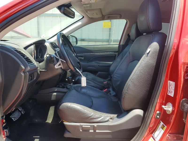 2016 Mitsubishi Outlander sport VIN JA4AP4AW5GZ027513 COPART salvage auction — FRONT END, Tx - Salvage Vehicle Title, sold $1,800 on 2026-07-08 (photo 7)