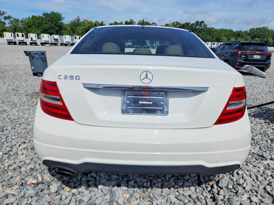 2013 Mercedes-benz C-klasse VIN WDDGF4HBXDR271049 COPART salvage auction — FRONT END, Fl - Cert Of Title Slvg Rebuildable, sold $825 on 2026-07-15 (photo 6)