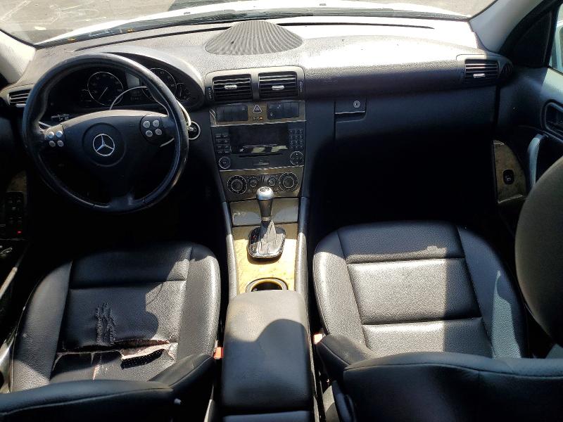 2007 Mercedes-benz C-klasse VIN WDBRF52H97A943528 COPART salvage auction — REAR END, Ca - Salvage Certificate, sold $325 on 2026-08-10 (photo 8)