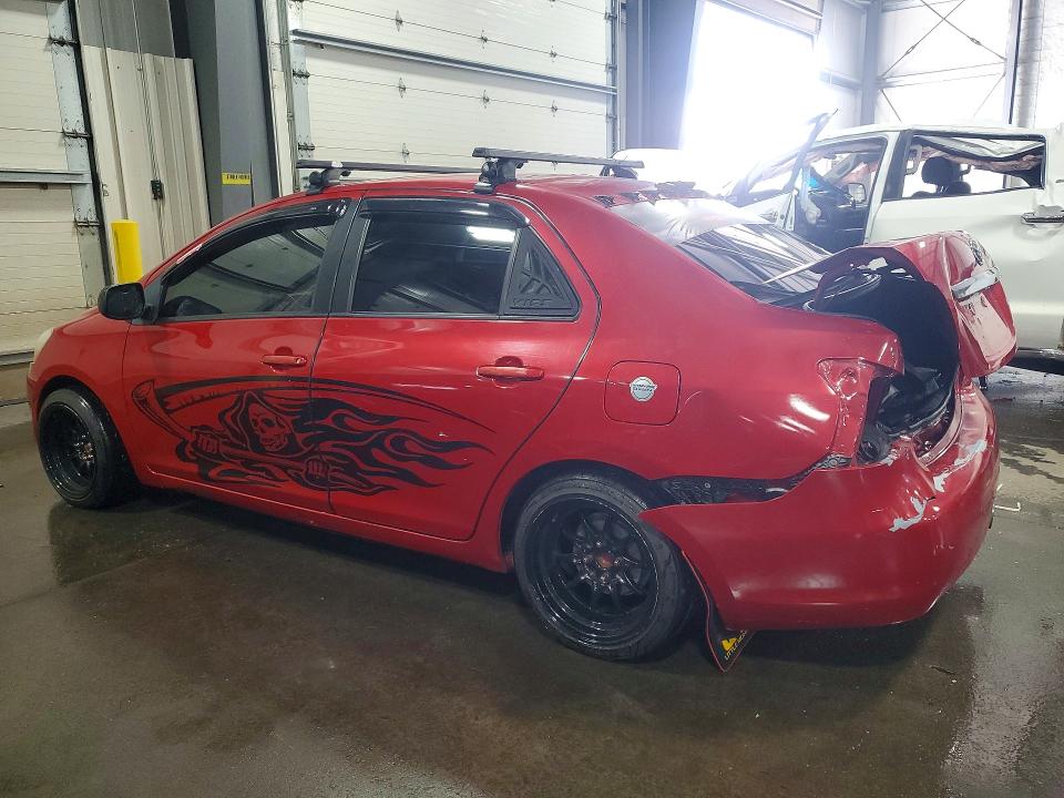 2010 Toyota Yaris VIN JTDBT4K3XA1370754 COPART salvage auction — REAR END, Mn - Cert Of Title-Prior Salvage, sold $1,700 on 2026-07-14 (photo 2)