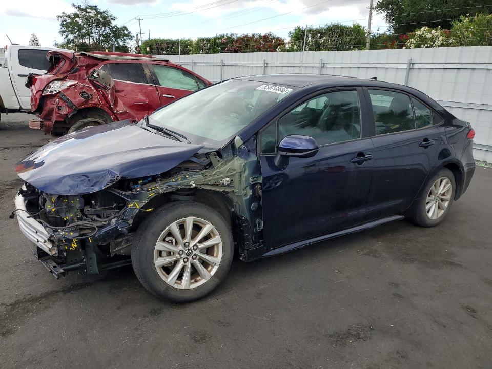 2023 Toyota Corolla VIN 5YFB4MDE0PP026804 COPART salvage auction — FRONT END, Ca - Salvage Certificate, sold $3,750 on 2026-07-14 (photo 1)