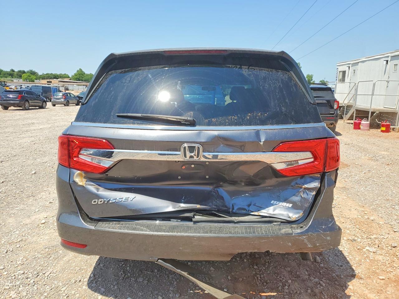 2019 Honda Odyssey VIN 5FNRL6H25KB114121 COPART salvage auction — Rear End, OK - CERT OF TITLE-SALVAGE, sold $3,400 on 2026-07-09 (photo 6)