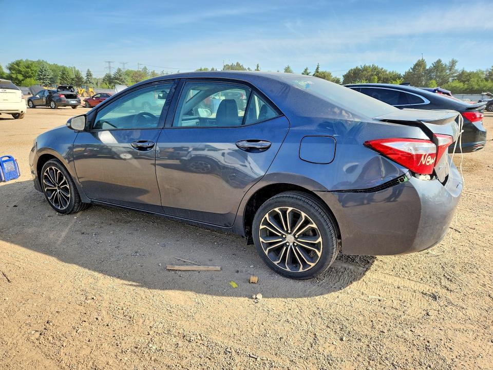 2014 Toyota Corolla VIN 5YFBURHE6EP153268 COPART salvage auction — REAR END, Il - Salvage Certificate, sold $2,550 on 2026-07-09 (photo 2)