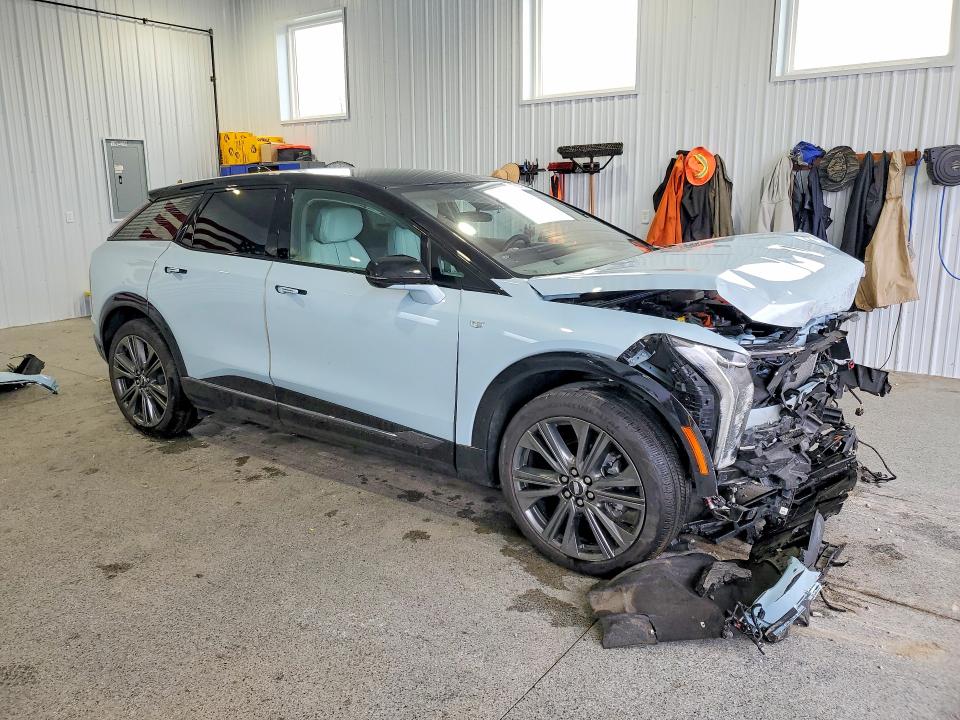 2025 Cadillac Optiq VIN 3GYK3GMR7SS220176 COPART salvage auction — FRONT END, Oh - Cert Of Title-Salvage, sold $6,400 on 2026-07-06 (photo 4)