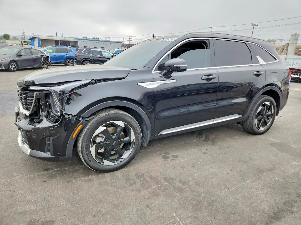 2025 Kia Sorento VIN KNDRH4JG6S5348099 COPART salvage auction — FRONT END, Ca - Salvage Certificate, sold $14,300 on 2026-07-08 (photo 1)