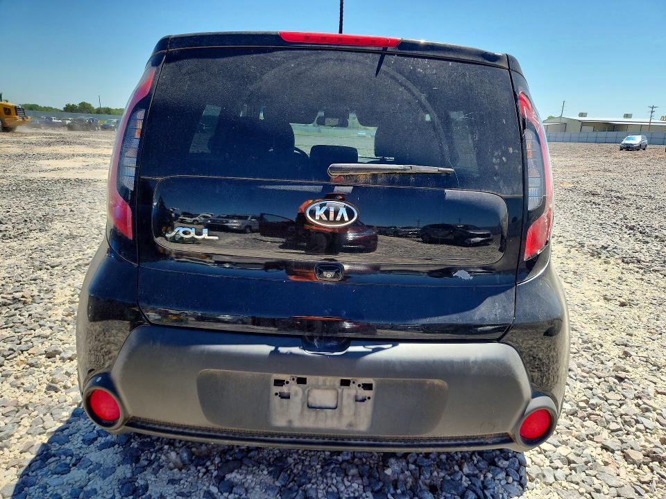 2014 Kia Soul VIN KNDJP3A57E7743216 COPART salvage auction — HAIL, Mo - Salvage Certificate Of Title, sold $1,000 on 2026-07-06 (photo 6)