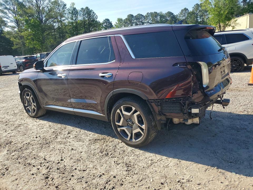 2024 Hyundai Palisade VIN KM8R5DGE9RU712199 COPART salvage auction — FRONT END, Nc - Salvage Certificate Of Title, sold $10,300 on 2026-07-17 (photo 2)