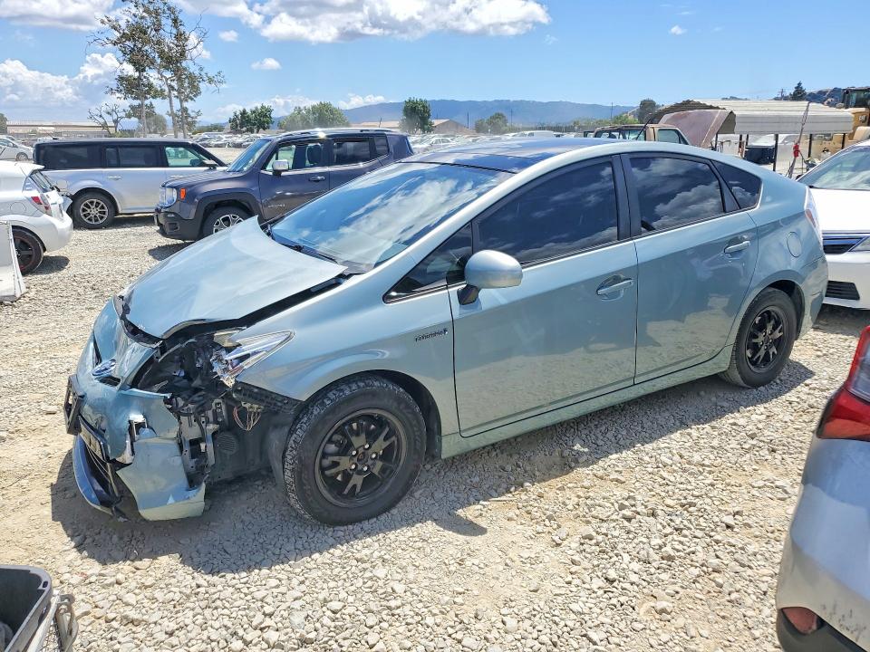 2012 Toyota Prius VIN JTDKN3DU2C5402926 COPART salvage auction — FRONT END, CA - SALVAGE CERTIFICATE, sold $775 on 2026-07-21 (photo 1)