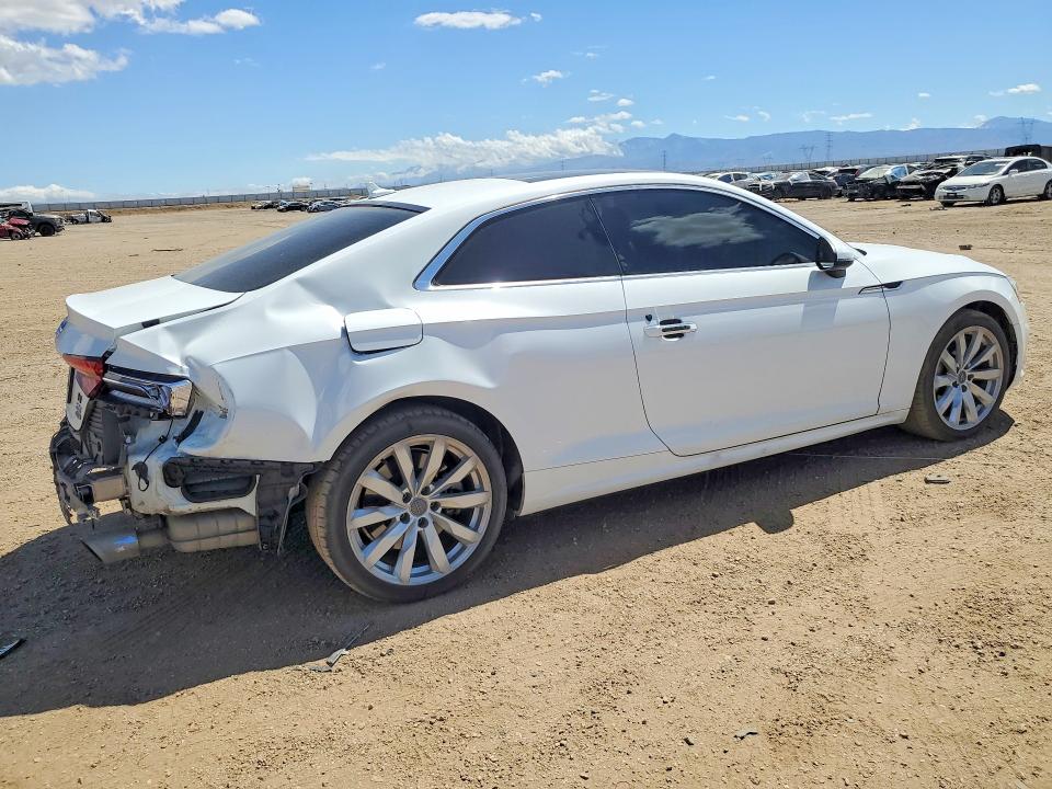 2018 Audi A5 VIN WAUNNAF5XJA000659 COPART salvage auction — REAR END, Ca - Salvage Certificate, sold $6,600 on 2026-07-06 (photo 3)
