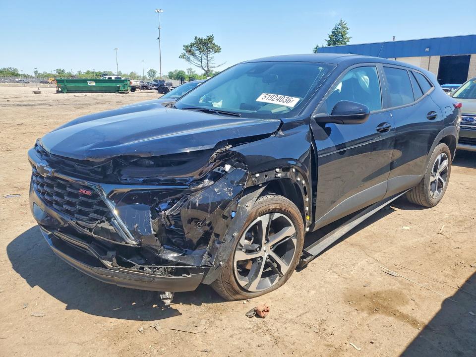 2024 Chevrolet VIN KL77LGE2XRC048736 COPART salvage auction — FRONT END, MI - CERT OF TITLE-SALVAGE VEHICLE, sold $475 on 2026-07-31 (photo 1)