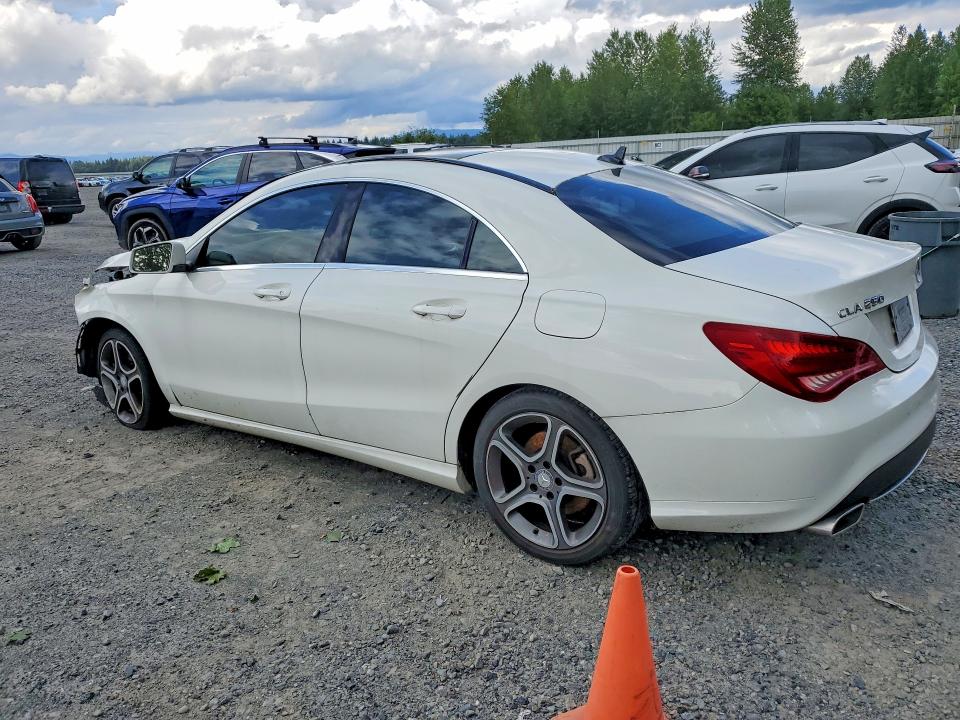2014 Mercedes-benz Cla-klasse VIN WDDSJ4EB6EN043992 COPART salvage auction — FRONT END, WA - BILL OF SALE, sold $350 on 2026-07-27 (photo 2)