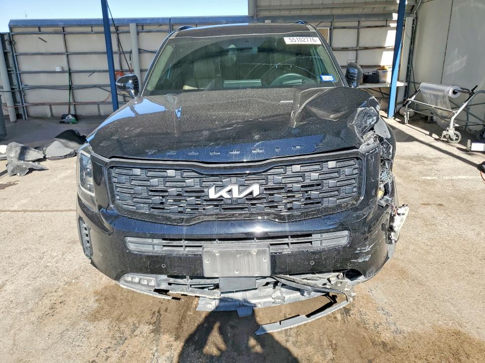 2022 Kia Telluride VIN 5XYP5DHC9NG315600 COPART salvage auction — FRONT END, Tx - Salvage Vehicle Title, sold $8,000 on 2026-07-17 (photo 5)