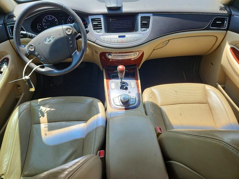 2012 Hyundai Genesis VIN KMHGC4DDXCU165055 COPART salvage auction — FRONT END, Tx - Salvage Vehicle Title, sold $650 on 2026-07-14 (photo 8)