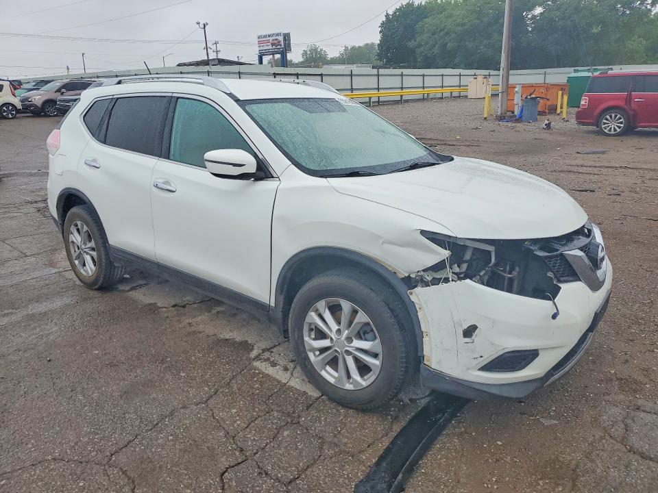 2016 Nissan Rogue VIN KNMAT2MVXGP720792 COPART salvage auction — FRONT END, Ok - Cert Of Title-Salvage, sold $875 on 2026-07-02 (photo 4)