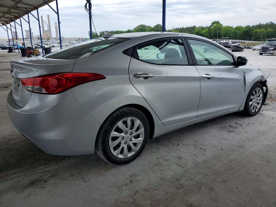 2013 Hyundai Elantra VIN 5NPDH4AE4DH181060 COPART salvage auction — FRONT END, Ga - Cert Of Title-Salvage, sold $950 on 2026-07-02 (photo 3)