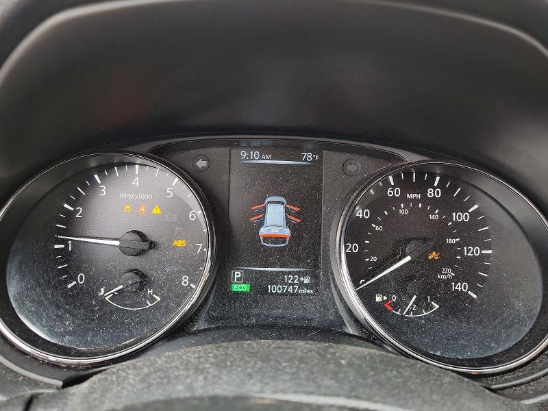 2017 Nissan Rogue VIN JN8AT2MT2HW405415 COPART salvage auction — FRONT END, VA - CERT OF TITLE - SALVAGE, sold $900 on 2026-07-28 (photo 9)