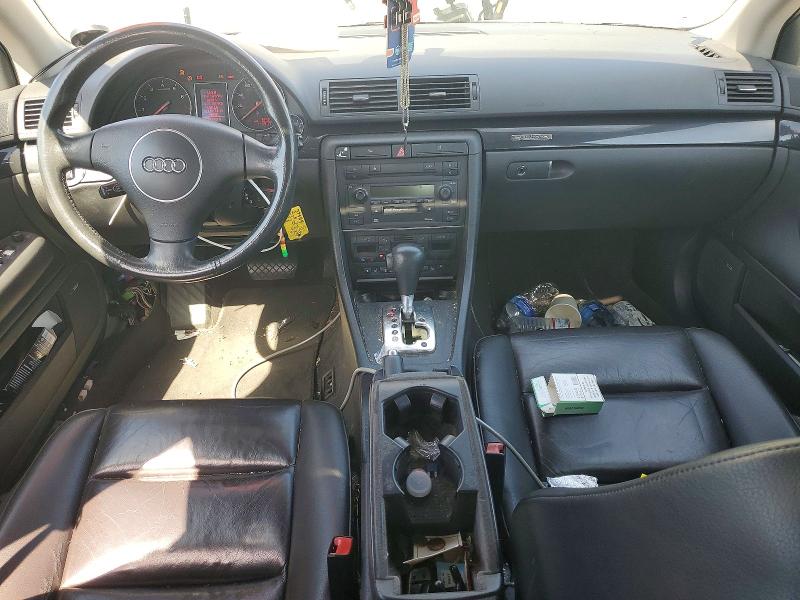 2003 Audi A4 VIN WAUVC68E63A379114 COPART salvage auction — FRONT END, Or - Salvage Title Certificate, sold $225 on 2026-07-06 (photo 8)
