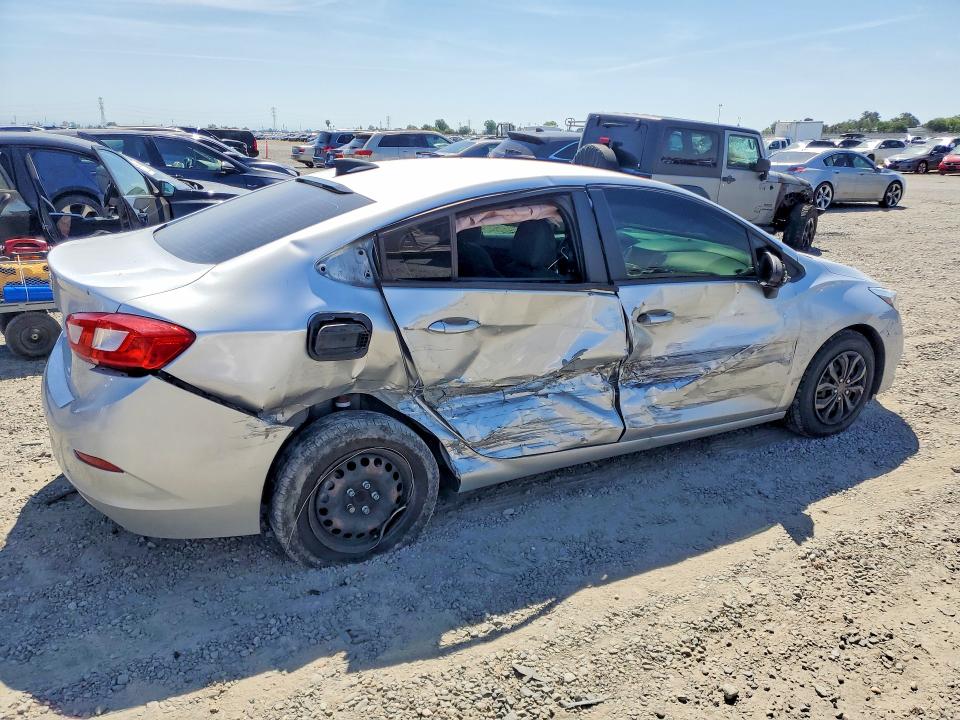 2017 Chevrolet Cruze VIN 1G1BC5SM7H7230658 COPART salvage auction — REAR END, Ca - Salvage Certificate, sold $925 on 2026-07-02 (photo 3)