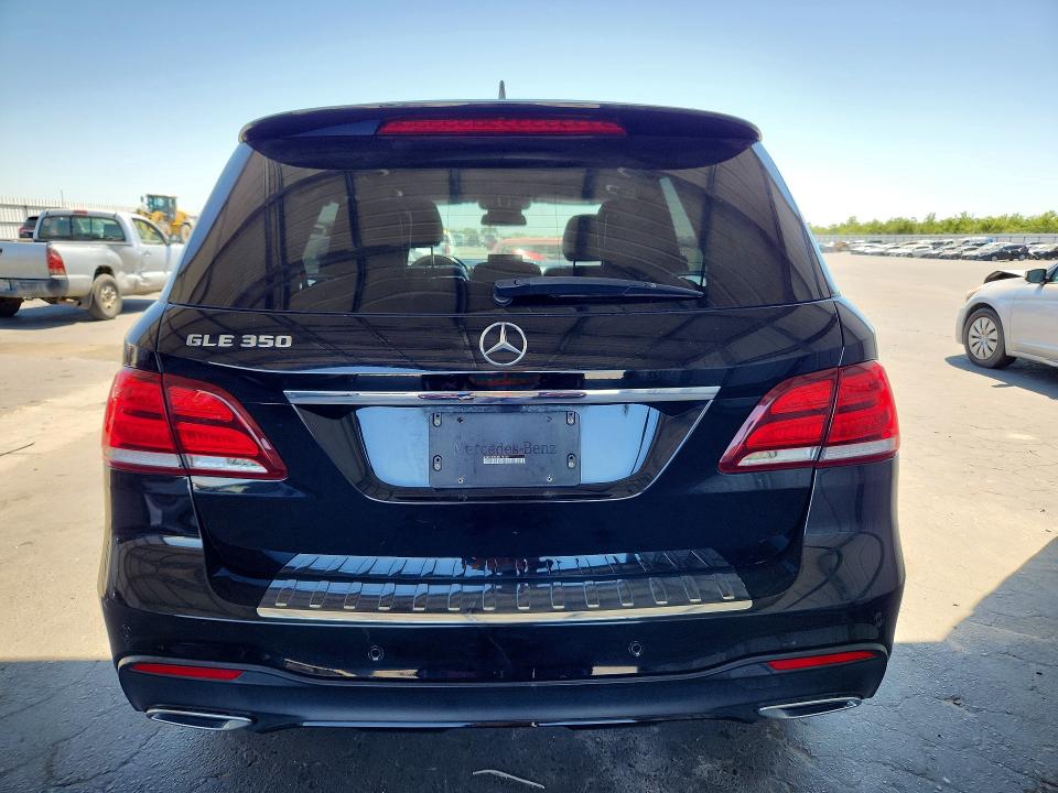 2018 Mercedes-benz Gle class VIN 4JGDA5JB5JB172408 COPART salvage auction — FRONT END, Ca - Salvage Certificate, sold $4,250 on 2026-07-09 (photo 6)