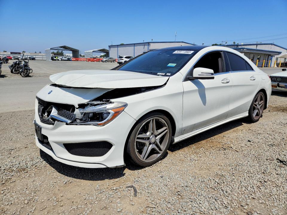 2015 Mercedes-benz Cla-klasse VIN WDDSJ4EBXFN279658 COPART salvage auction — FRONT END, Ca - Salvage Certificate, sold $1,300 on 2026-07-10 (photo 1)
