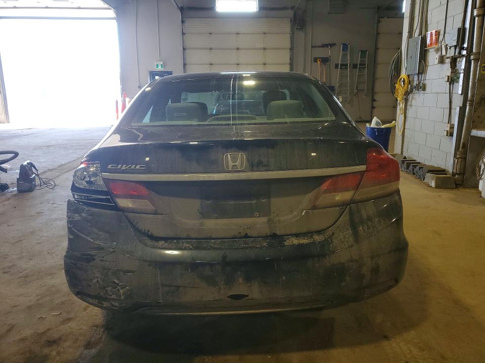 2014 Honda Civic VIN 2HGFB2F44EH035011 COPART salvage auction — REAR END, NB - CLEAN TITLE, sold $3,550 on 2026-07-09 (photo 6)
