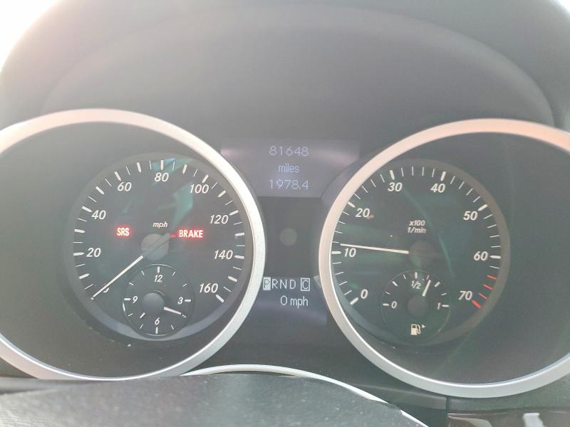 2006 Mercedes-benz Slk-klasse VIN WDBWK56F46F099147 COPART salvage auction — REAR END, Co - Salvage Title, sold $1,200 on 2026-08-13 (photo 9)