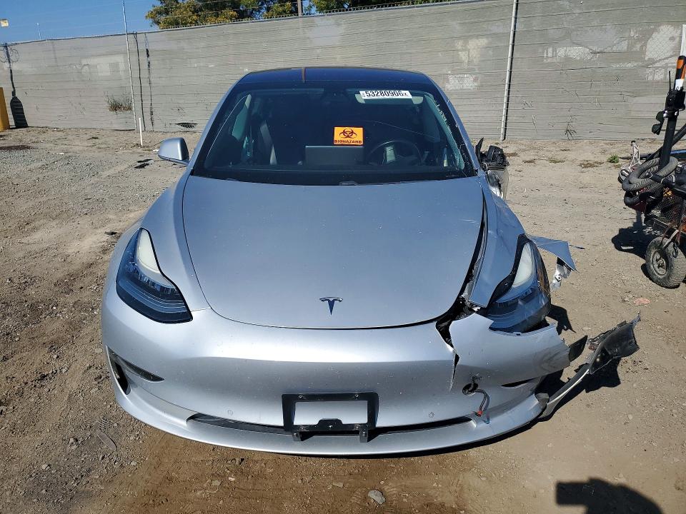 2018 Tesla Model 3 VIN 5YJ3E1EB2JF116947 COPART salvage auction — FRONT END, CA - SALVAGE CERTIFICATE, sold $175 on 2026-07-21 (photo 5)