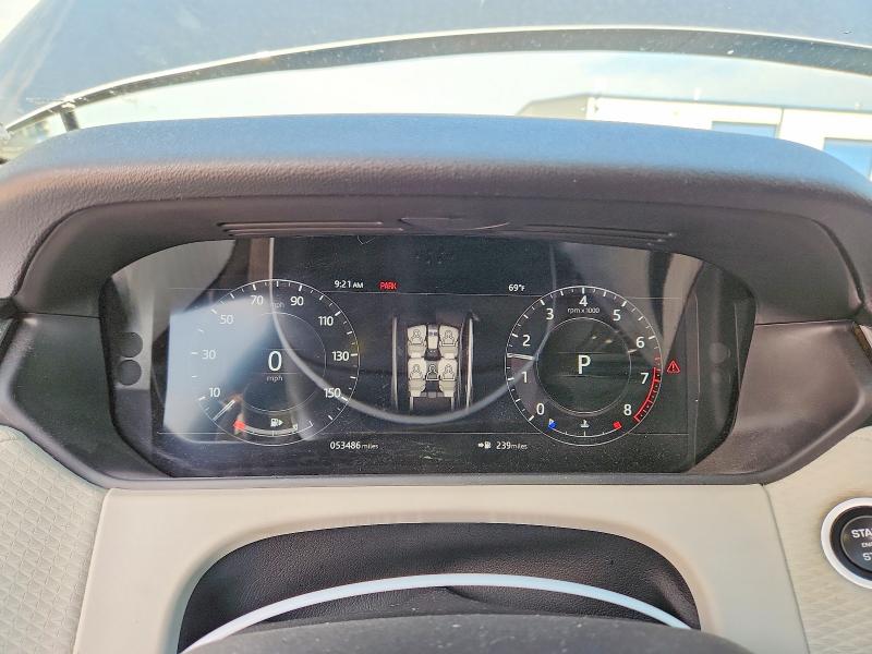 2018 Land rover RANGE ROVER VIN SALYB2RX6JA760544 COPART salvage auction — FRONT END, Tx - Salvage Vehicle Title, sold $9,800 on 2026-07-31 (photo 9)