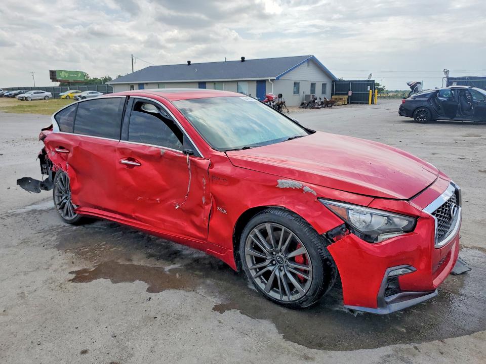2019 Infiniti VIN JN1FV7AR4KM800767 COPART salvage auction — FRONT END, Mo - Salvage Certificate Of Title, sold $5,700 on 2026-07-06 (photo 4)