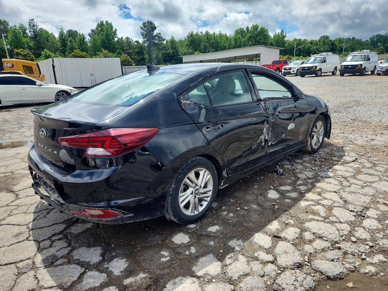 2019 Hyundai Elantra VIN 5NPD84LF1KH427954 COPART salvage auction — Front End, TN - SALVAGE CERTIFICATE, sold $1,900 on 2026-07-09 (photo 3)