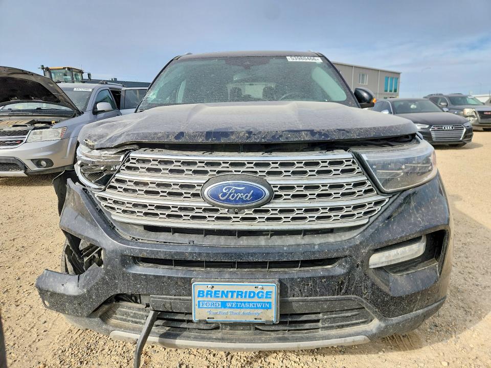 2021 Ford Explorer VIN 1FMSK8FH1MGB62033 COPART salvage auction — SIDE, Ab - Bos - Salvage, sold $5,800 on 2026-07-09 (photo 5)