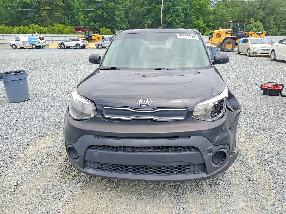 2018 Kia Soul VIN KNDJN2A28J7541176 COPART salvage auction — FRONT END, Nc - Salvage Certificate Of Title, sold $625 on 2026-07-02 (photo 5)